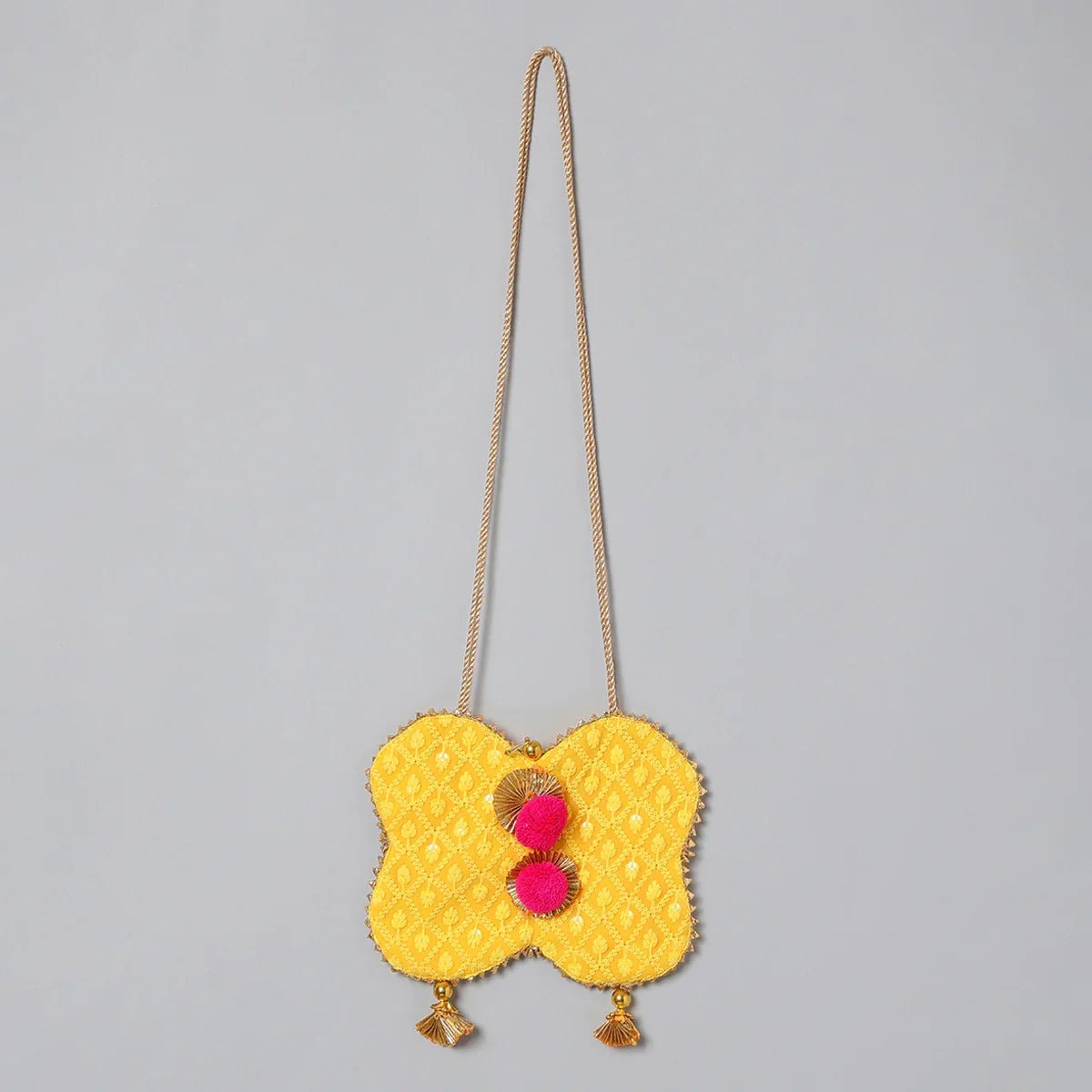 Golden Glow Embroidered Sharara Set - BYB PREMIUM