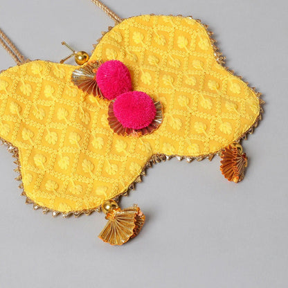 Golden Glow Embroidered Sharara Set - BYB PREMIUM