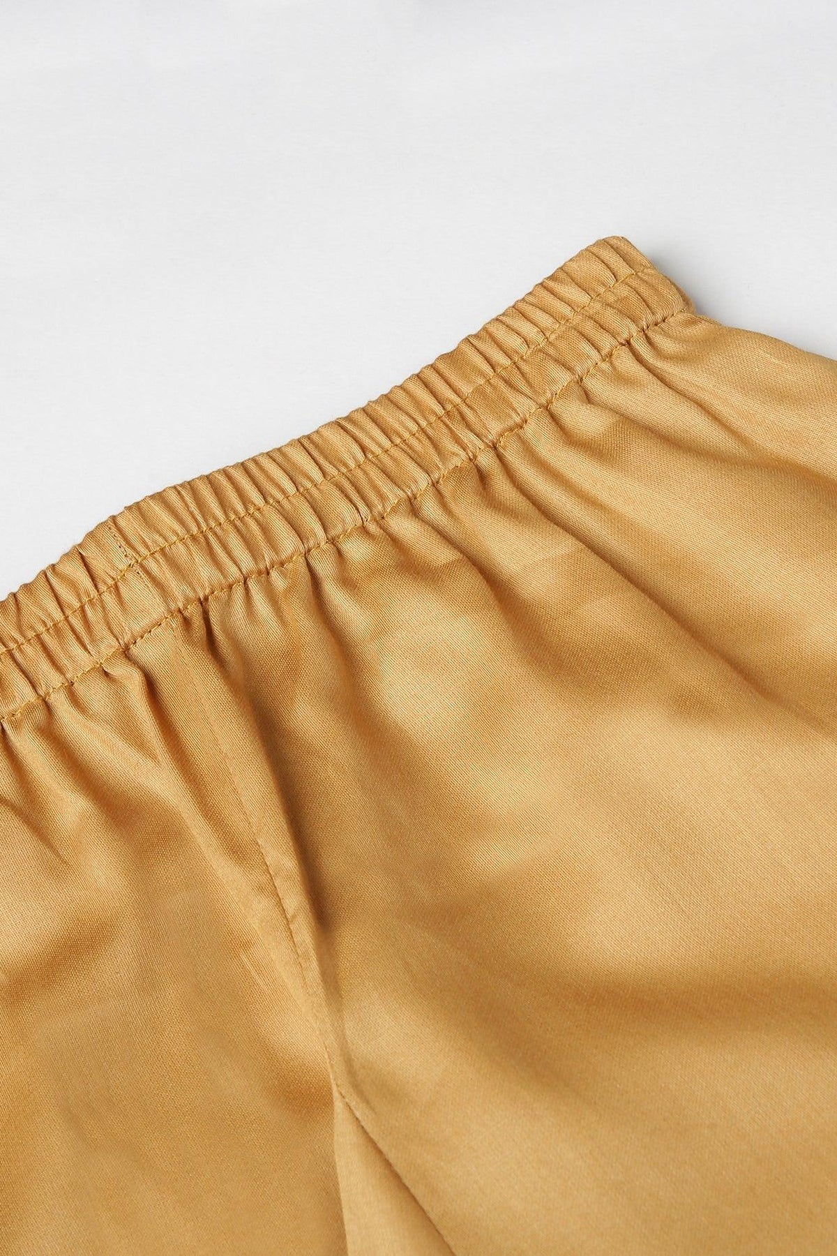 Golden glow mirror work kurta set   byb premium