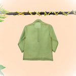 Load image into Gallery viewer, Grass green Baby checks short kurta - BYB PREMIUM
