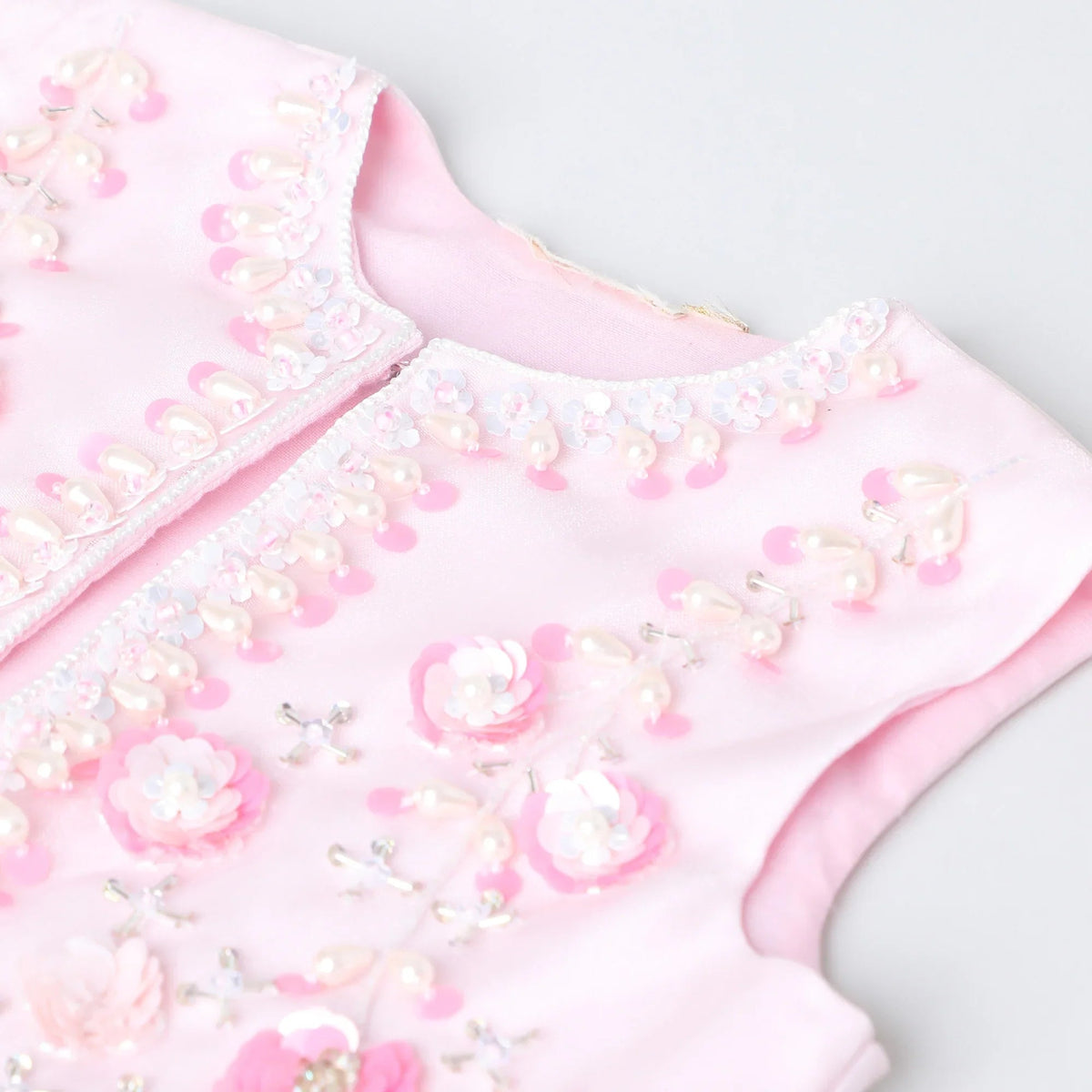 Hand embroidered 3 pcs skirt set   byb premium