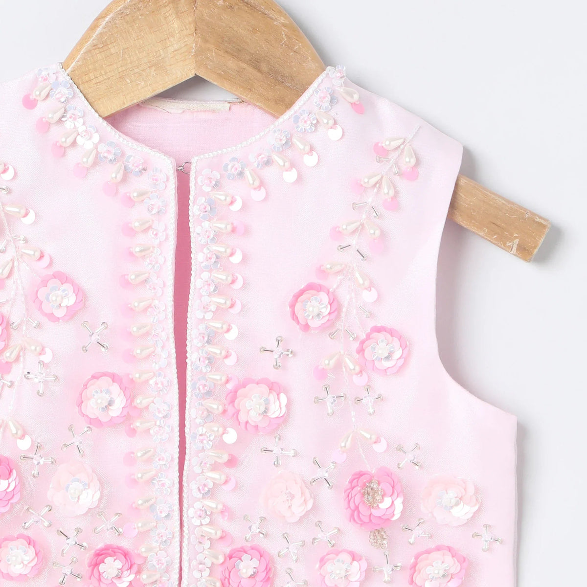 Hand embroidered 3 pcs skirt set   byb premium