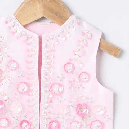 Hand Embroidered 3 pcs Skirt set - BYB PREMIUM