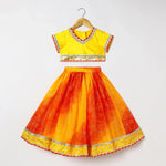 Load image into Gallery viewer, Kota doria gota embellished strapy top skirt and dupatte set - BYB PREMIUM
