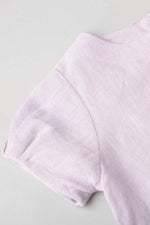 Load image into Gallery viewer, Lavender Breeze Linen Dress for Girls - BYB PREMIUM
