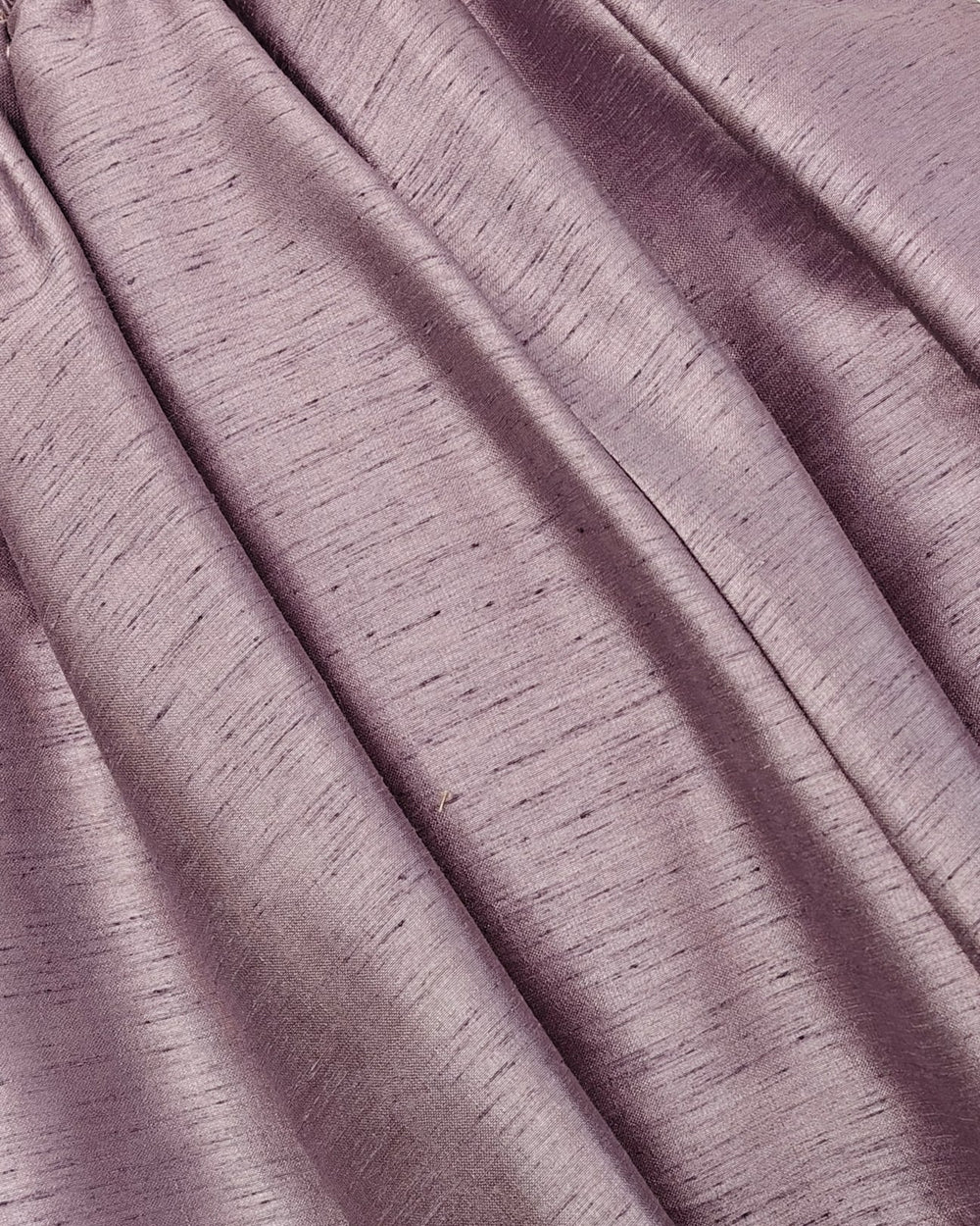 Lavender Raw Dupion Silk Girls Dress with Chanderi Top & Pearl Embroidery - BYB PREMIUM