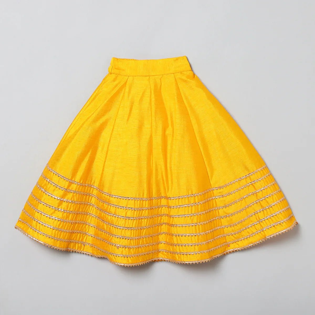 Marigold Mirror Gota Lehenga Set - BYB PREMIUM