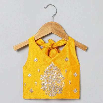 Marigold Mirror Gota Lehenga Set - BYB PREMIUM