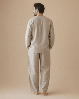 Men's Beige Linen Co-ord Set – Premium Relaxed Fit Linen Outfit for Men