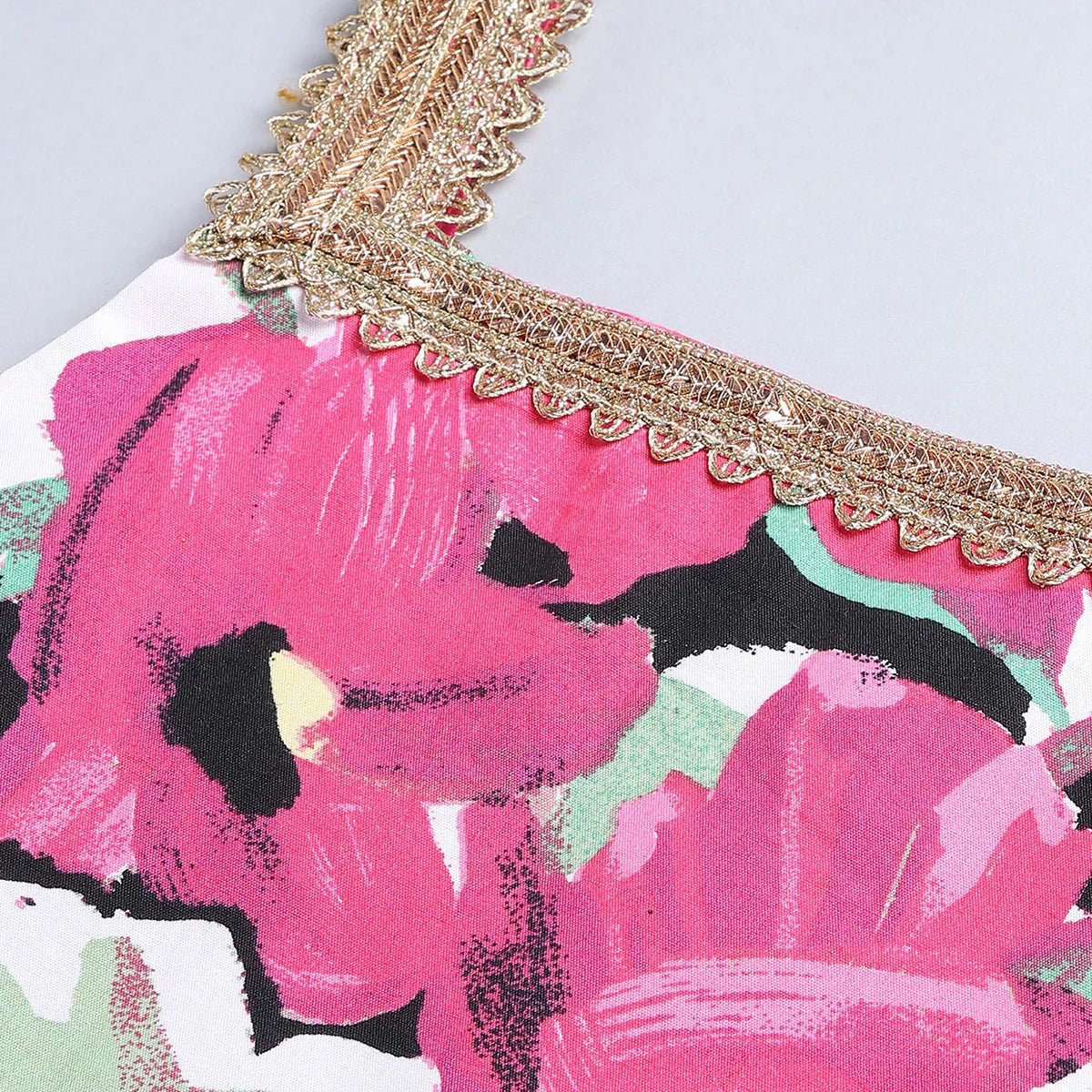 Multi   color floral lehenga set for girls   byb premium