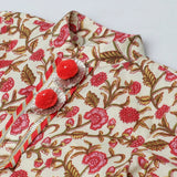 Multicolor Floral Cotton Kurta Pyjama Set for Boys - BYB PREMIUM