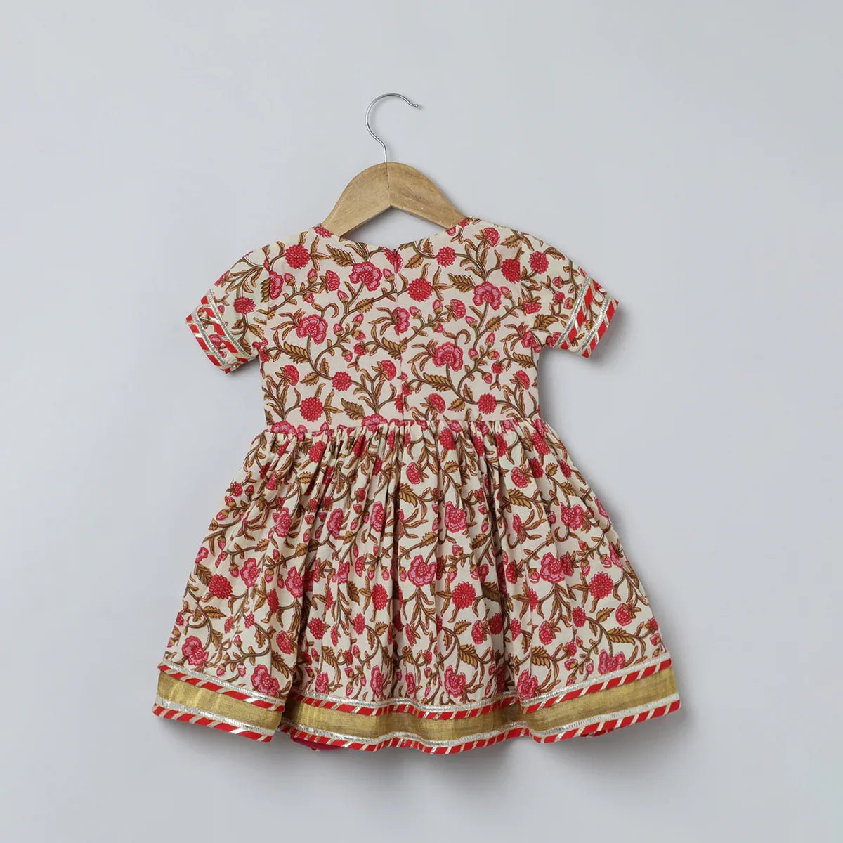 Multicolor jaipur floral printed kurti sharara set for girls   byb premium