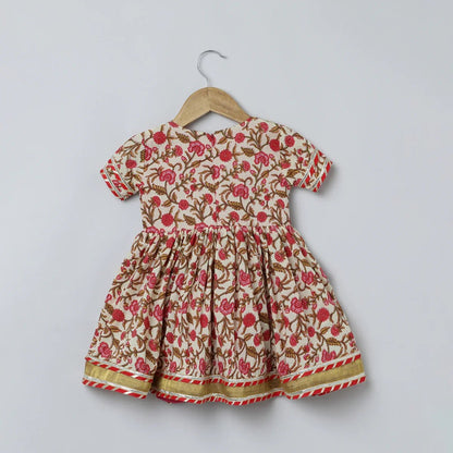 Multicolor Jaipur Floral Printed Kurti Sharara Set for Girls - BYB PREMIUM