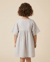Neutral Beige Premium Cotton Dress for Girls | Soft & Comfortable Kidswear - BYB PREMIUM