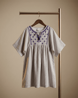 Neutral Beige Premium Cotton Dress for Girls | Soft & Comfortable Kidswear - BYB PREMIUM