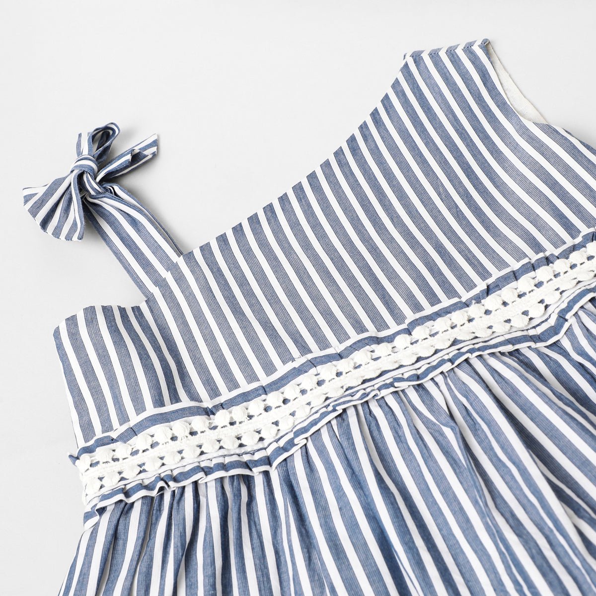 Off shoulder striper dress   byb premium