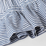 Off Shoulder Striper Dress - BYB PREMIUM