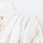 Load image into Gallery viewer, Off-White Chanderi Lehenga Set for Girls with Contrast Lace &amp; Dupatta - BYB PREMIUM
