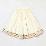 Load image into Gallery viewer, Off white Pure doria cotton Mayurpankh pearls embroidery with plazo set - BYB PREMIUM
