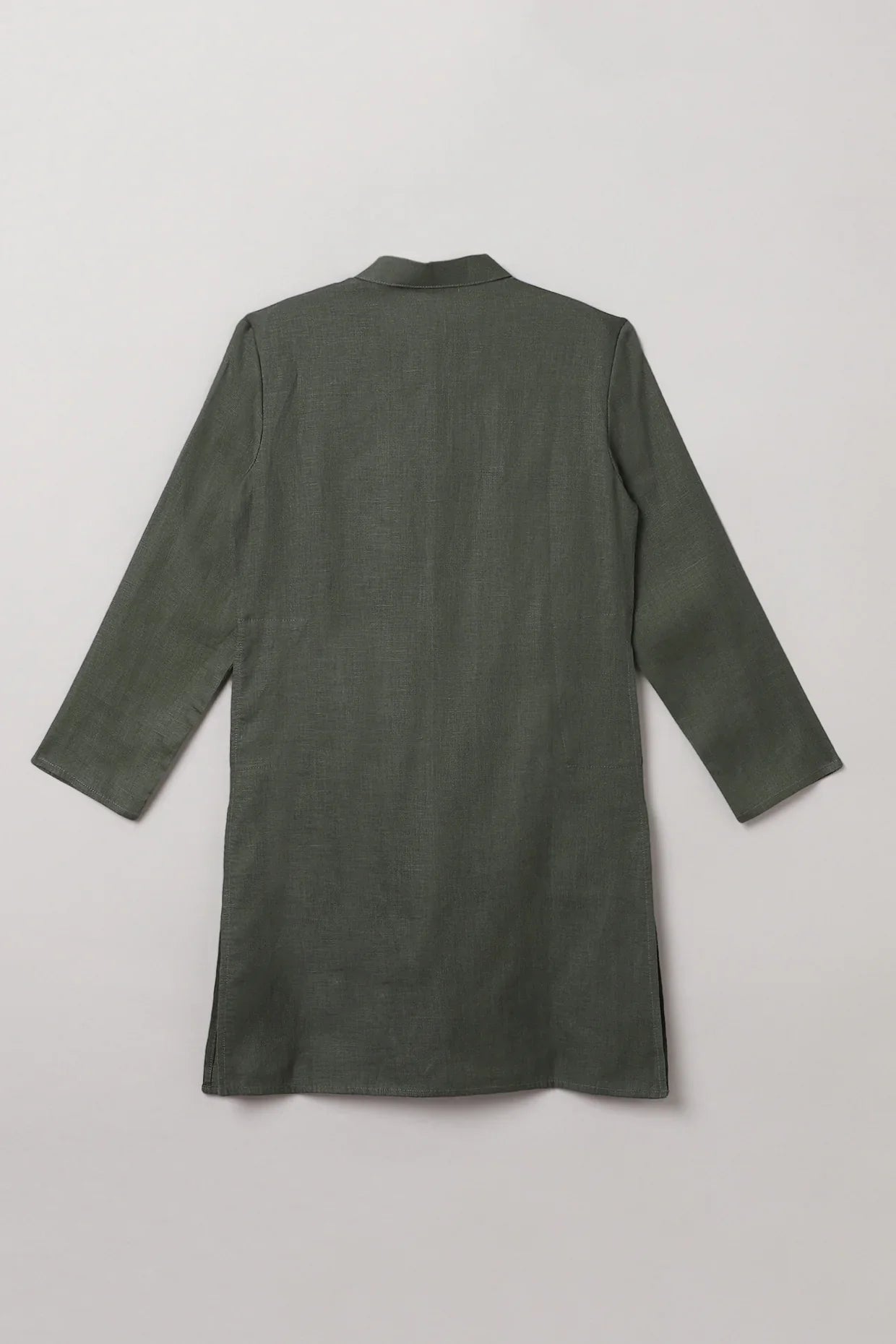 Olive Green Kurta Pajama Set - BYB PREMIUM