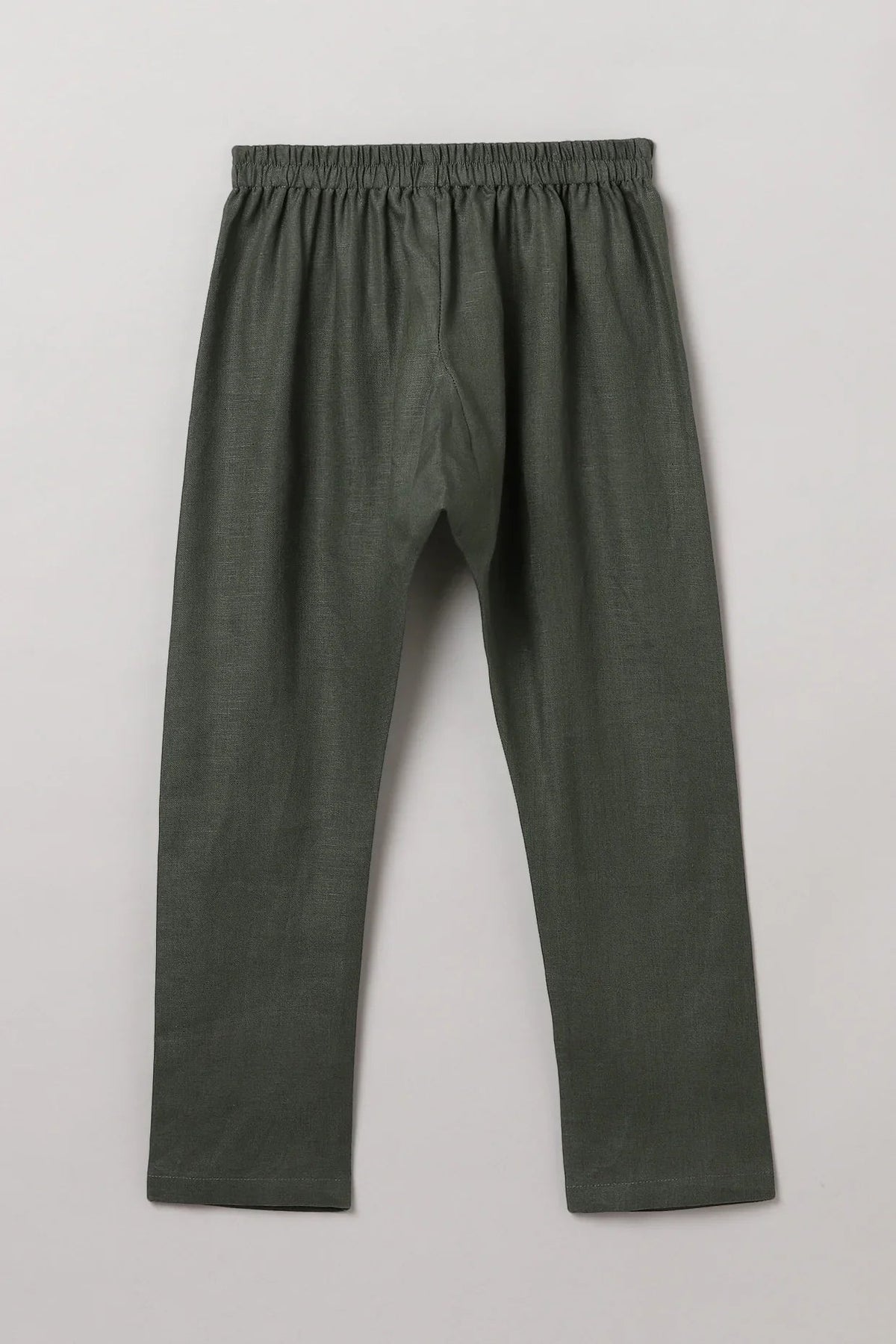Olive green kurta pajama set   byb premium