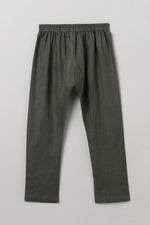Load image into Gallery viewer, Olive Green Kurta Pajama Set - BYB PREMIUM
