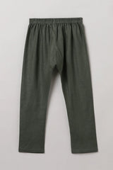 Olive Green Kurta Pajama Set - BYB PREMIUM