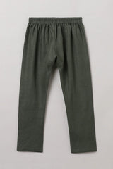 Olive Green Kurta Pajama Set - BYB PREMIUM