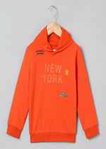 Load image into Gallery viewer, Orange Power Sequin Sweatshirt for Kids - BYB PREMIUM
