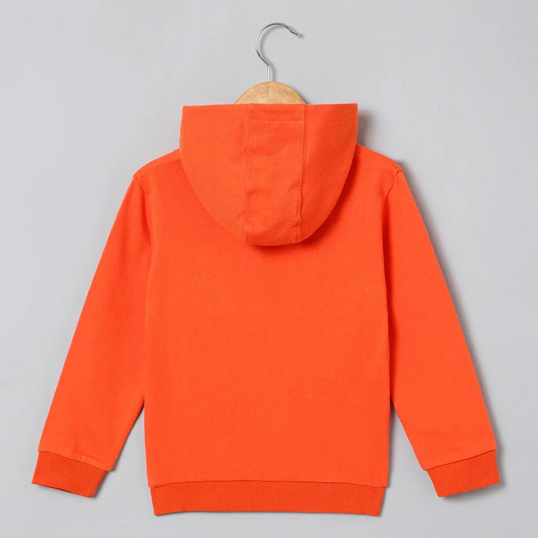 Orange Power Sequin Sweatshirt for Kids - BYB PREMIUM
