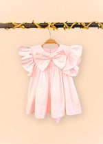 Load image into Gallery viewer, Paper poplin baby pink butterfly sleeve top - BYB PREMIUM
