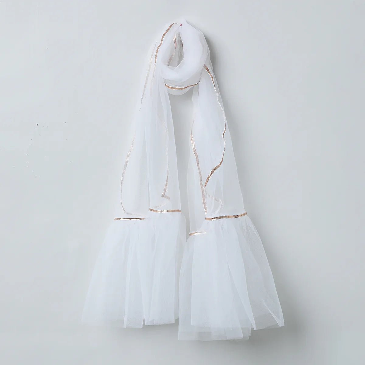 Pastel Pink & White Embroidered Lehenga Choli Set for Girls - BYB PREMIUM