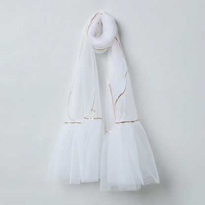 Pastel Pink & White Embroidered Lehenga Choli Set for Girls - BYB PREMIUM