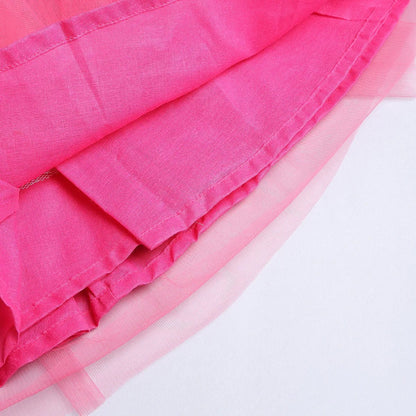 Pink Embroidered Lehenga Set for Girls - BYB PREMIUM