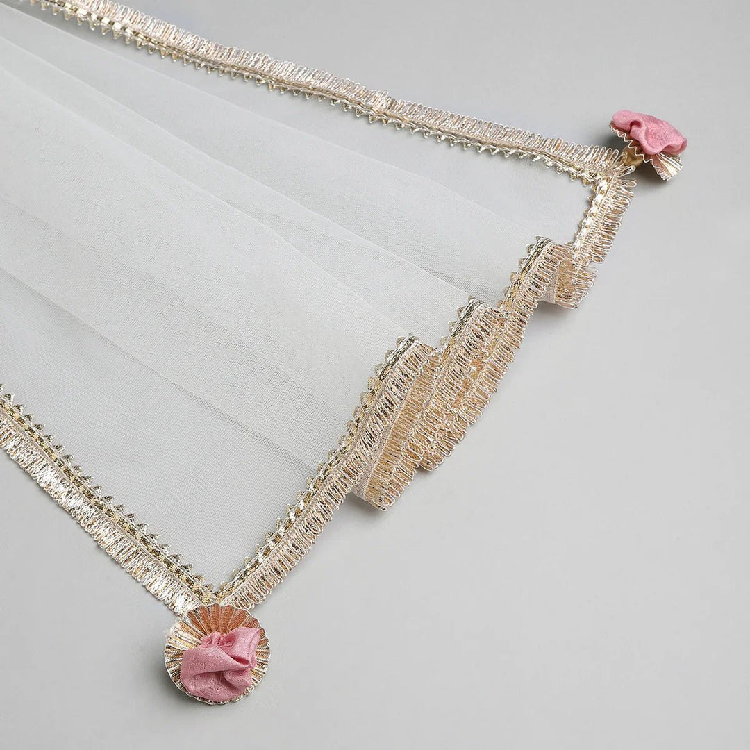 Pink Silk Anarkali Suit Set For Girls - BYB PREMIUM