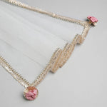 Load image into Gallery viewer, Pink Silk Anarkali Suit Set For Girls - BYB PREMIUM
