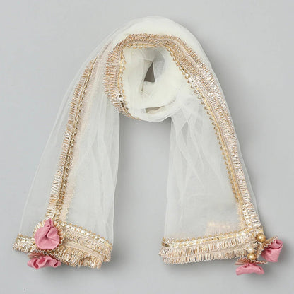 Pink Silk Anarkali Suit Set For Girls - BYB PREMIUM