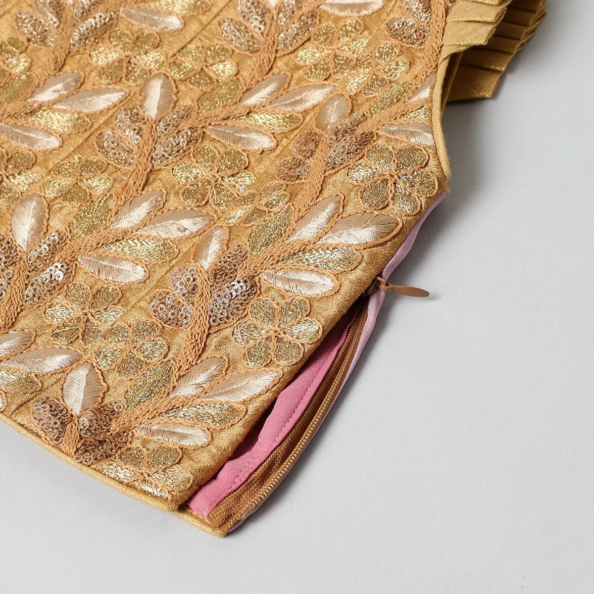 Pink velvet lehenga set   byb premium