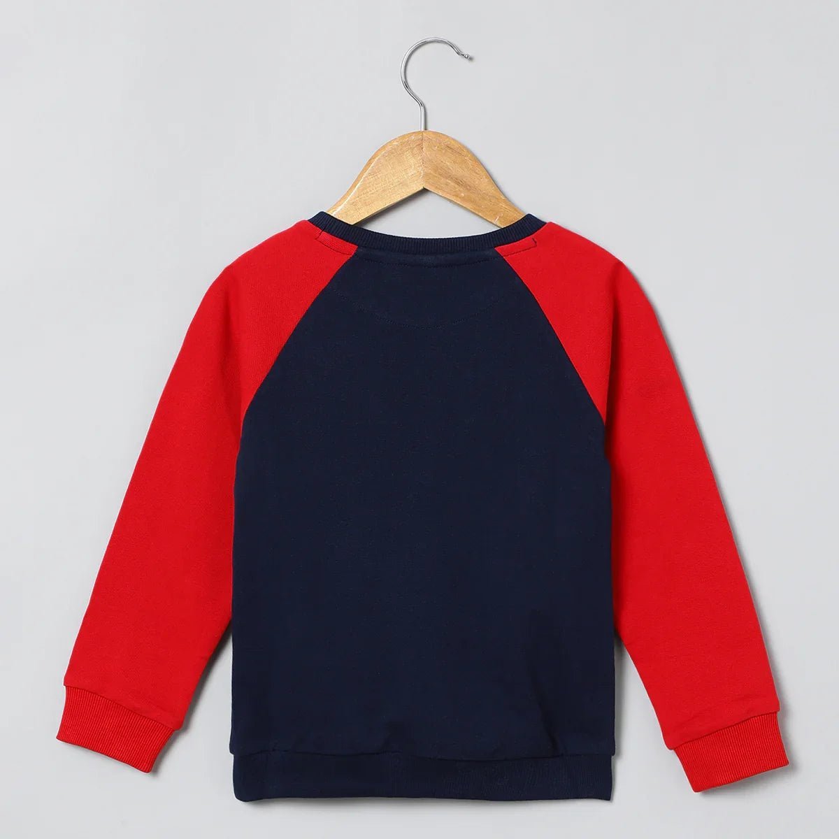 Power play sequin sweatshirt – red & blue   byb premium