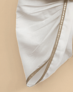 Load image into Gallery viewer, Pure Silk Kurta &amp; Viscose Chanderi Dhoti Set for Babies with Zardozi Embroidery - BYB PREMIUM
