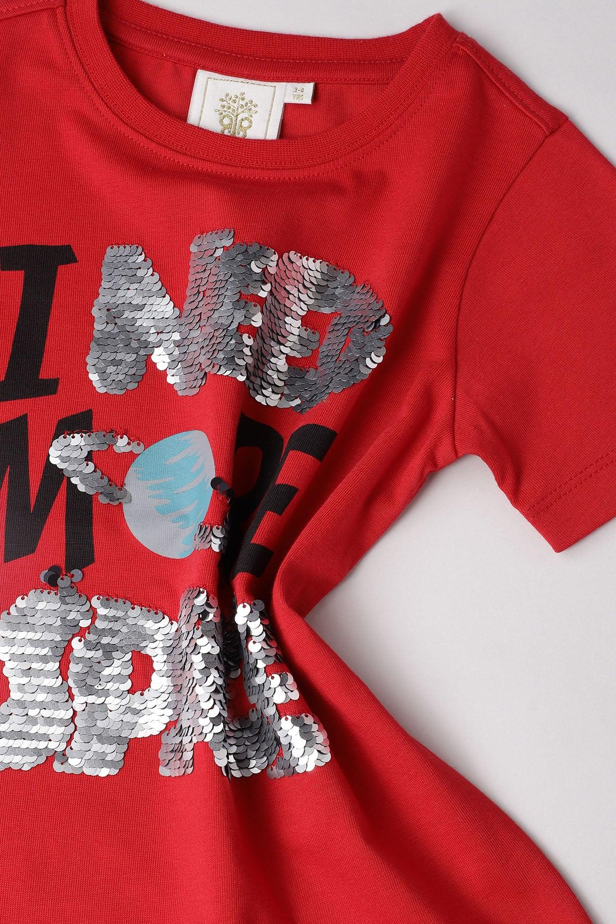 Red Col Tee shirt - BYB PREMIUM