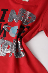Red Col Tee shirt - BYB PREMIUM