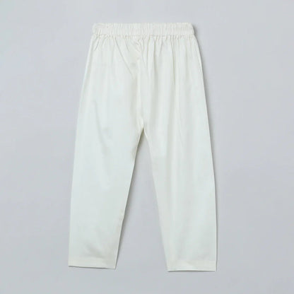 Red & White Katha Stitch Kurta Pyjama Set for Boys - BYB PREMIUM