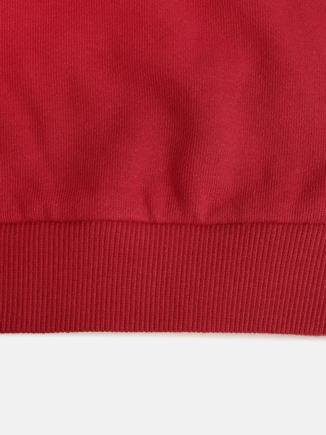 Red “YEAH!” Print Sweatshirt – Unisex - BYB PREMIUM