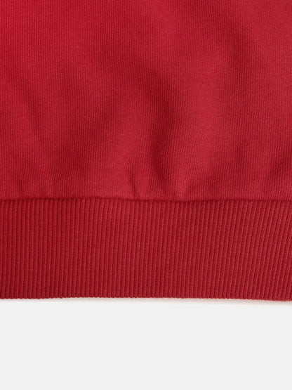 Red “YEAH!” Print Sweatshirt – Unisex - BYB PREMIUM