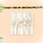 Load image into Gallery viewer, Roman silk baloon sleeve with 3D flower top - BYB PREMIUM
