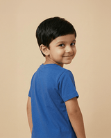Royal Blue Cotton “Make Some Noise” Sequin T-Shirt for Boys - BYB PREMIUM