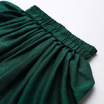 Load image into Gallery viewer, Rust Printed Lace Embellished Kurta and Green Dhoti Set - BYB PREMIUM
