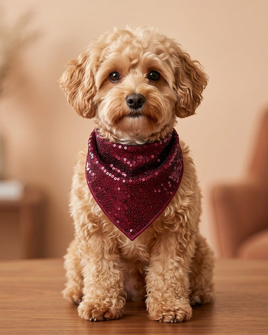 Sequin Dog's Scarf - BYB PREMIUM