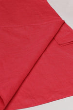 Load image into Gallery viewer, Traditional Wedding Red Linen Kurta &amp; Cotton Pajama Set for Boys - BYB PREMIUM
